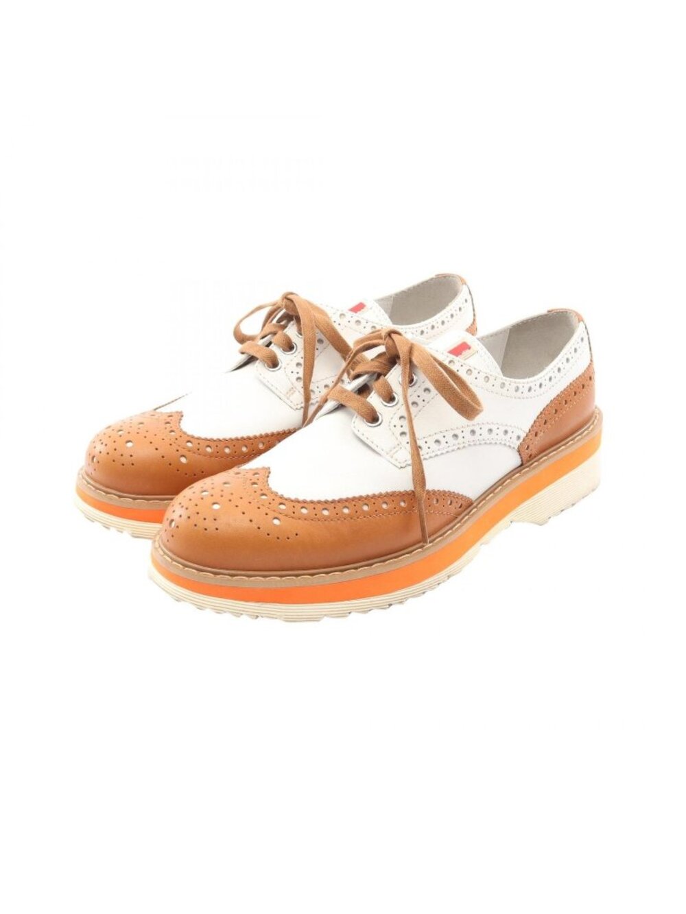 Prada Sport Linea Rossa Shoes Brogue Leather